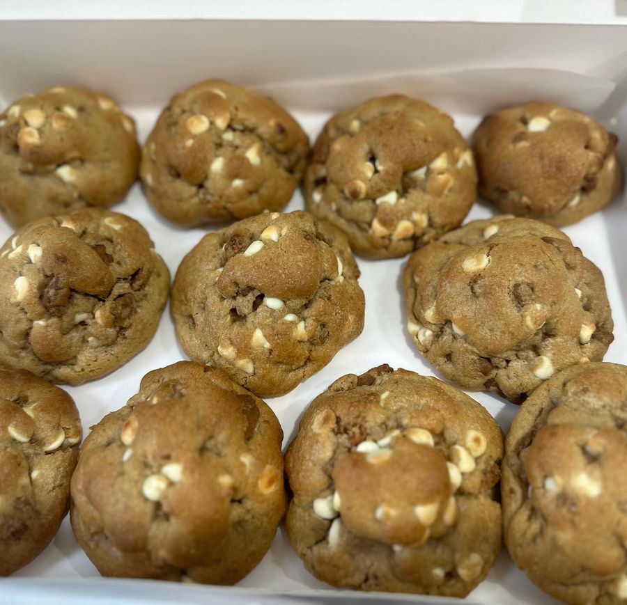 Biscoff White Chocolate Chip cookies